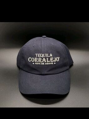 Tequila Corralejo 100% de Agave Baseball Hat Royal Blue
